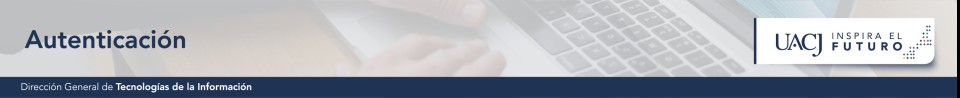 Banner de autenticación